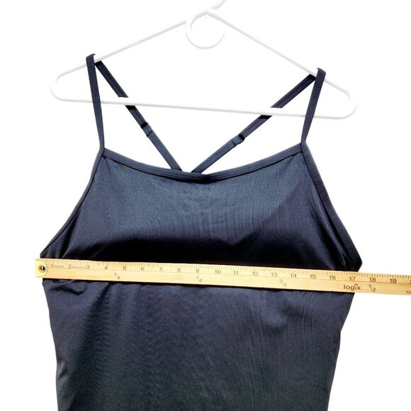 Baleaf Womens UPF 50 Black One-Piece Swimsuit Adjustable Straps Cross Back 2XL - Picture 4 of 11